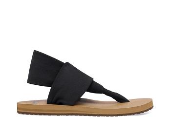 Sanuk Slingback St Veganska Sandaler Dam Svarta Bruna | Sverige 540LIS